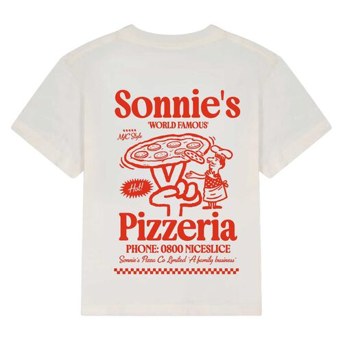Sonnie Pizzeria Tee 2-7Y